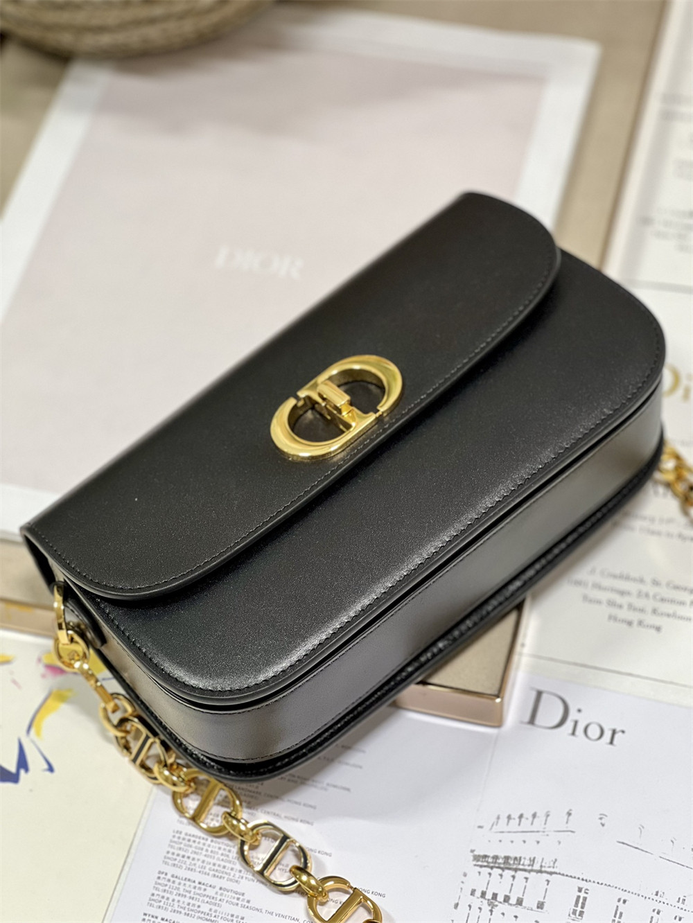 Dior 30 Montaigne Avenue Black 22.5 x 12.5 x 6.5 cm