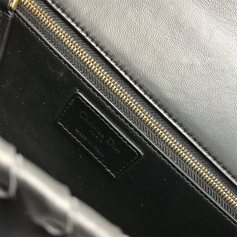 DIOR 30 MONTAIGNE CHAIN BAG BLACK