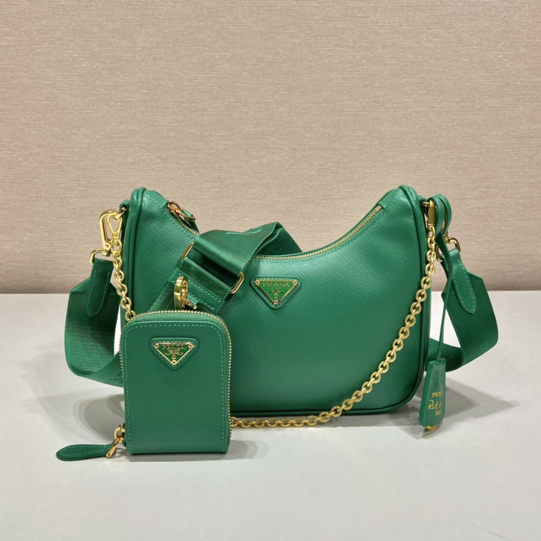 Prada Re-Edition 2005 Saffiano leather bag Green