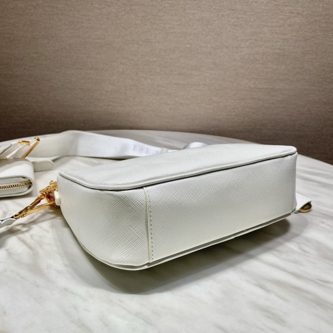Prada Re-Edition 2005 Saffiano leather bag White