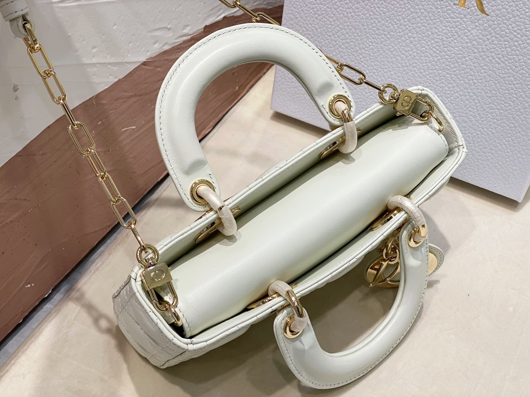 DIOR SMALL LADY D-JOY BAG Latte