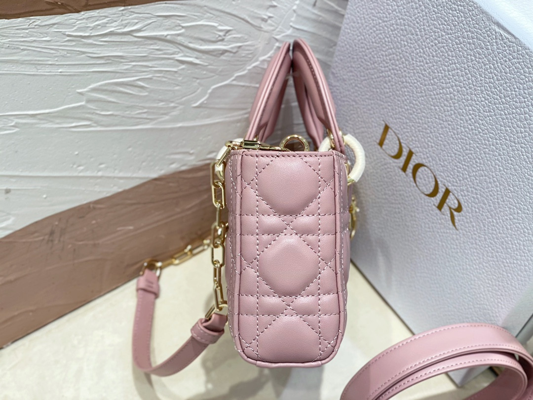 DIOR SMALL LADY D-JOY BAG Pink