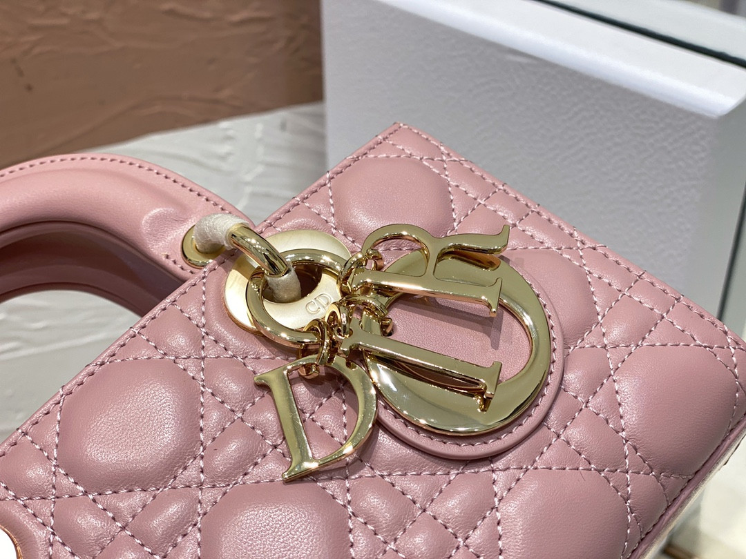 DIOR SMALL LADY D-JOY BAG Pink