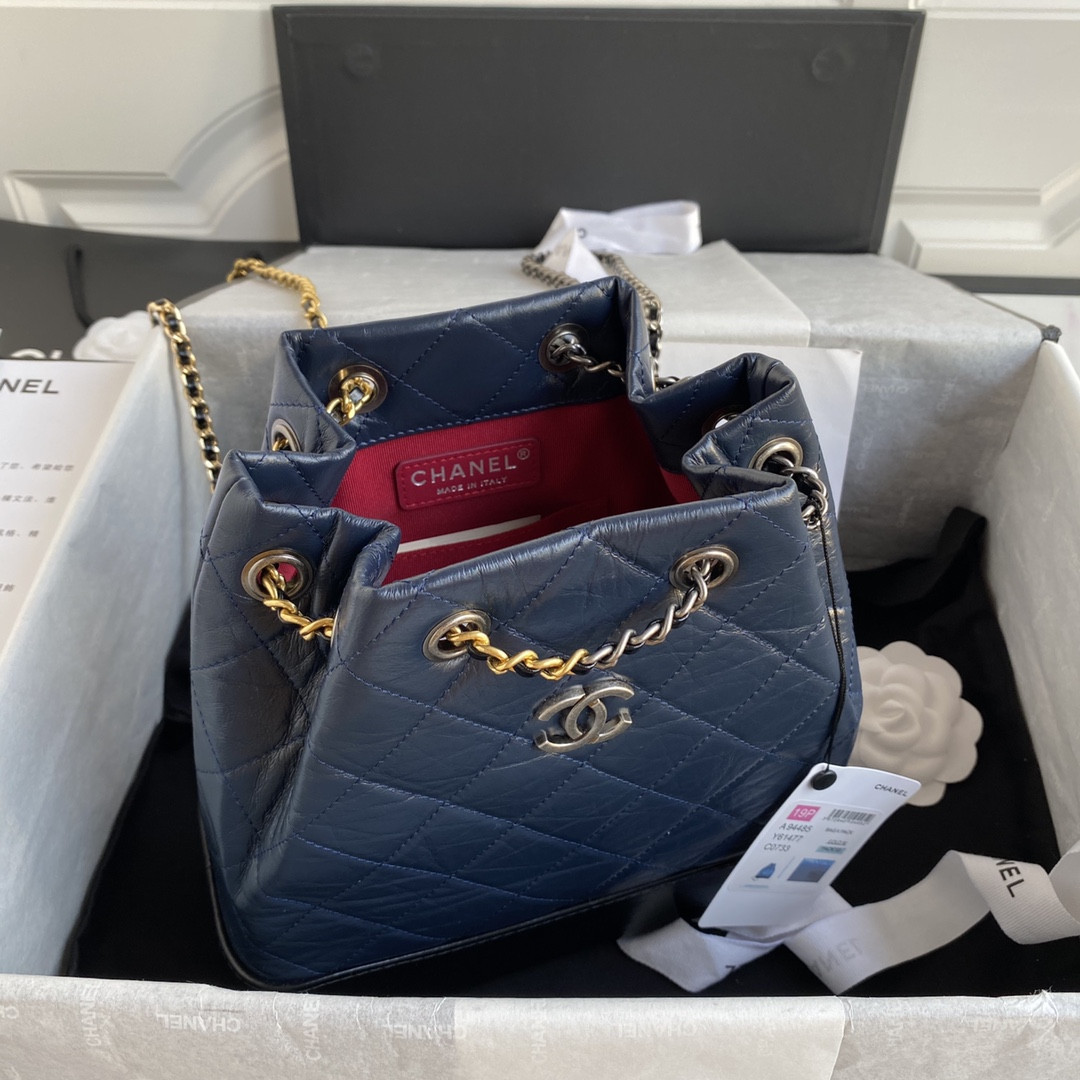 Chanel CC Gabrielle BLUE 22 x 23 x 11cm