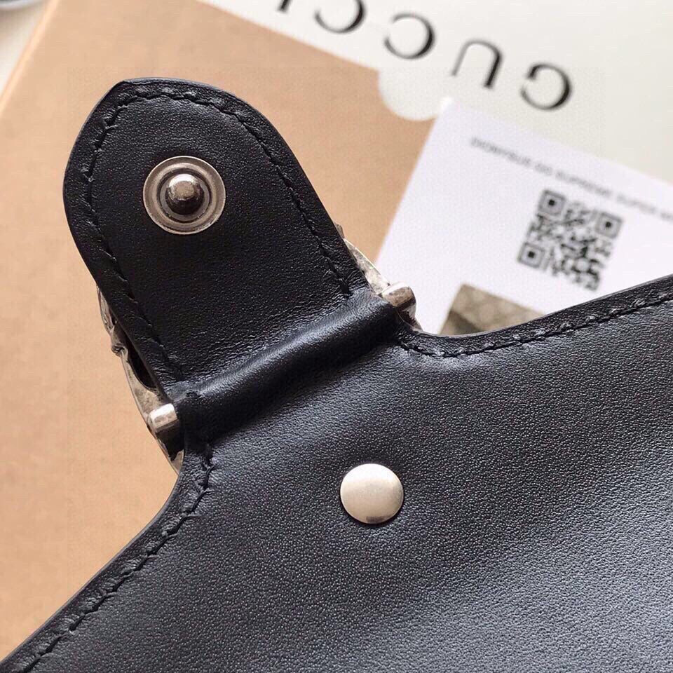 GUCCI DIONYSUS GG SUPREME SUPER MINI BAG 6.5"Wx3.9"Hx1.6"D