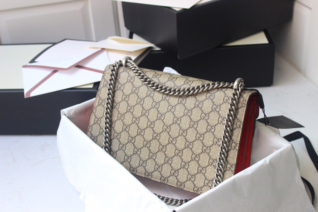 GUCCI DIONYSUS SMALL RECTANGULAR BAG 10"Wx5.5"Hx3"D