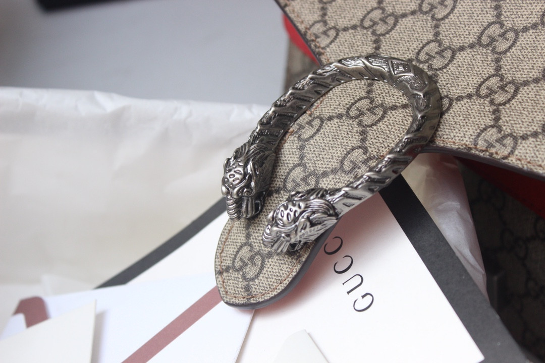 GUCCI DIONYSUS SMALL RECTANGULAR BAG 10"Wx5.5"Hx3"D