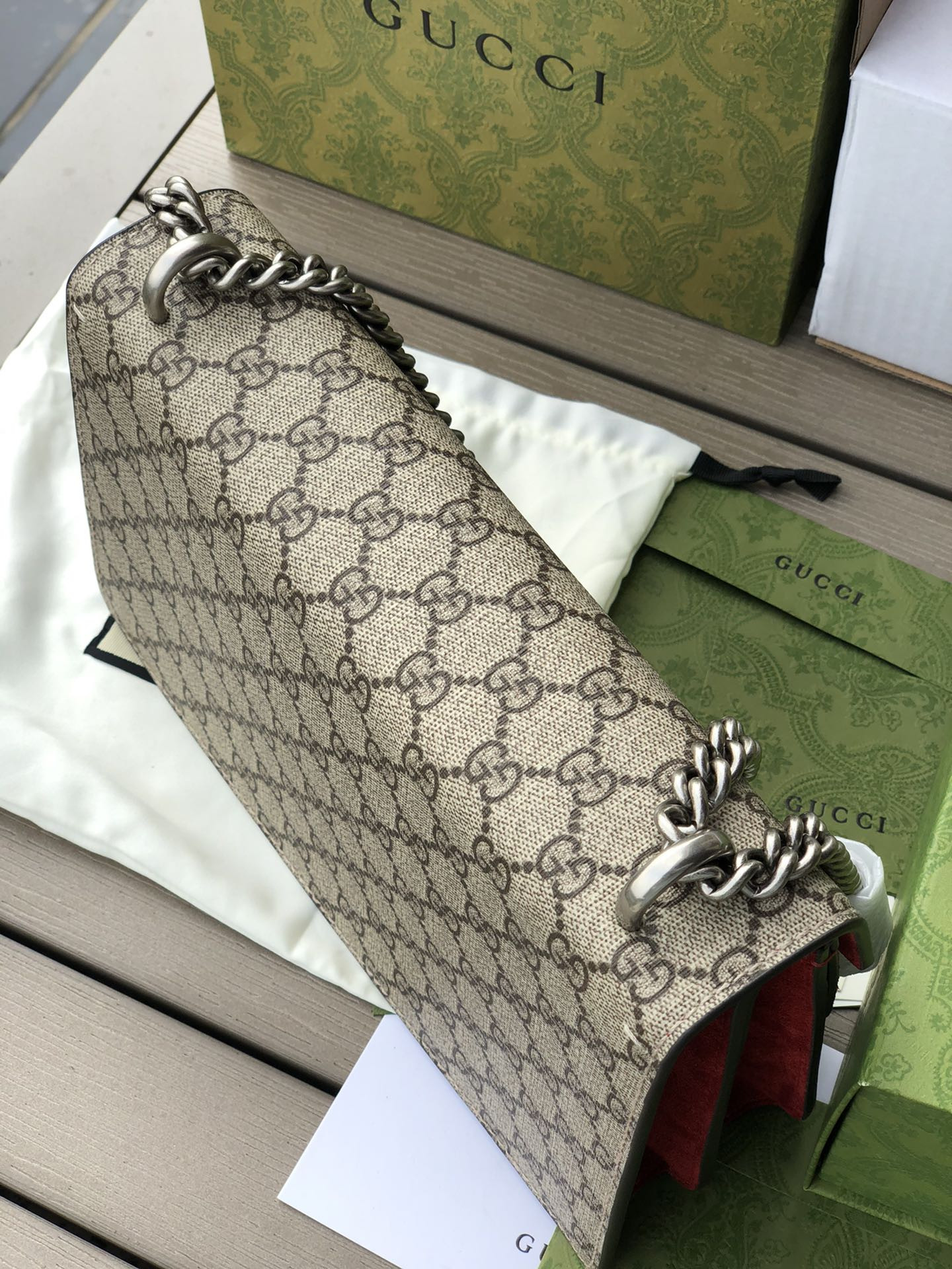 GUCCI DIONYSUS SMALL SHOULDER BAG 11"Wx7"Hx3.5"D