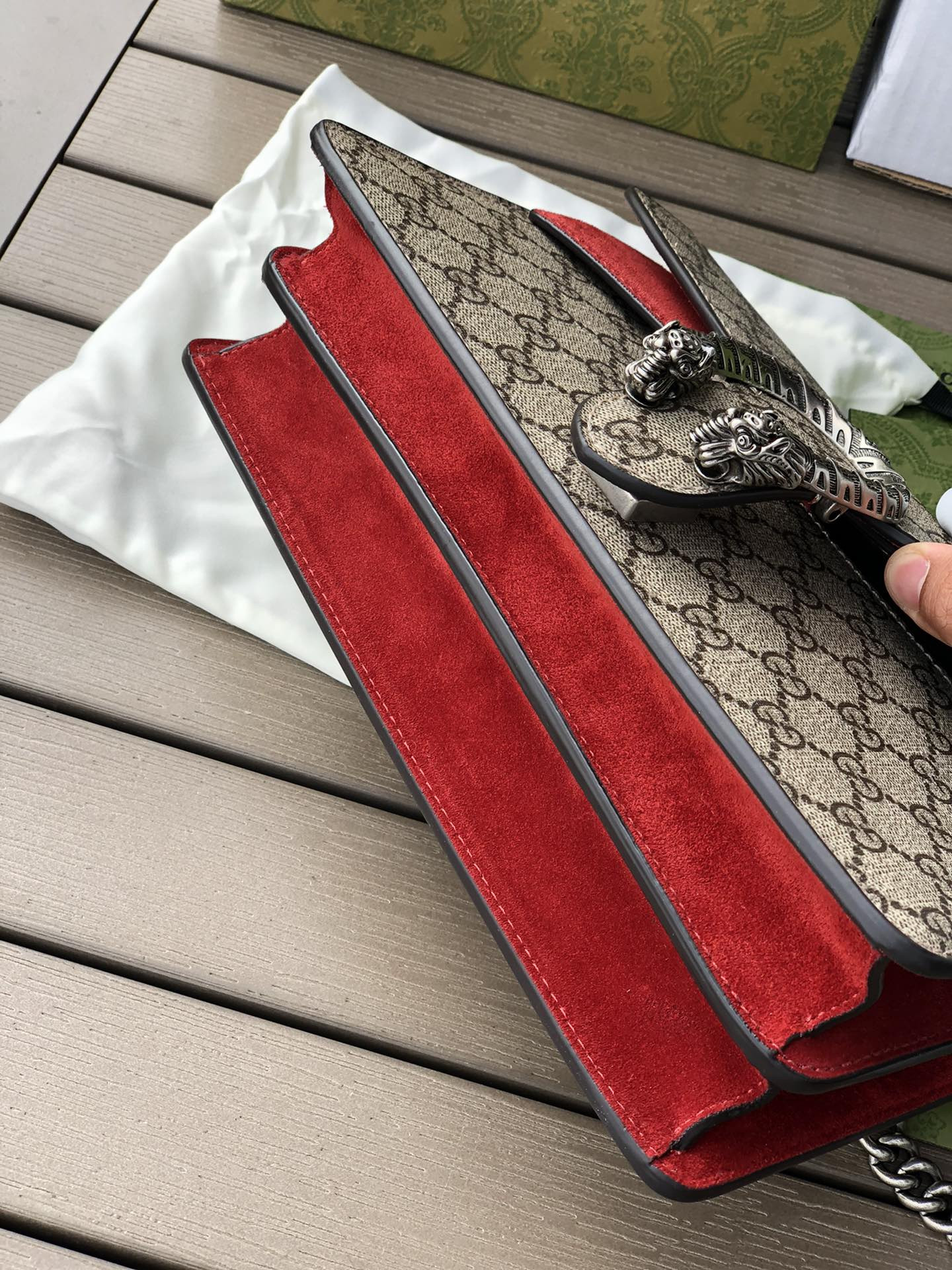 GUCCI DIONYSUS SMALL SHOULDER BAG 11"Wx7"Hx3.5"D