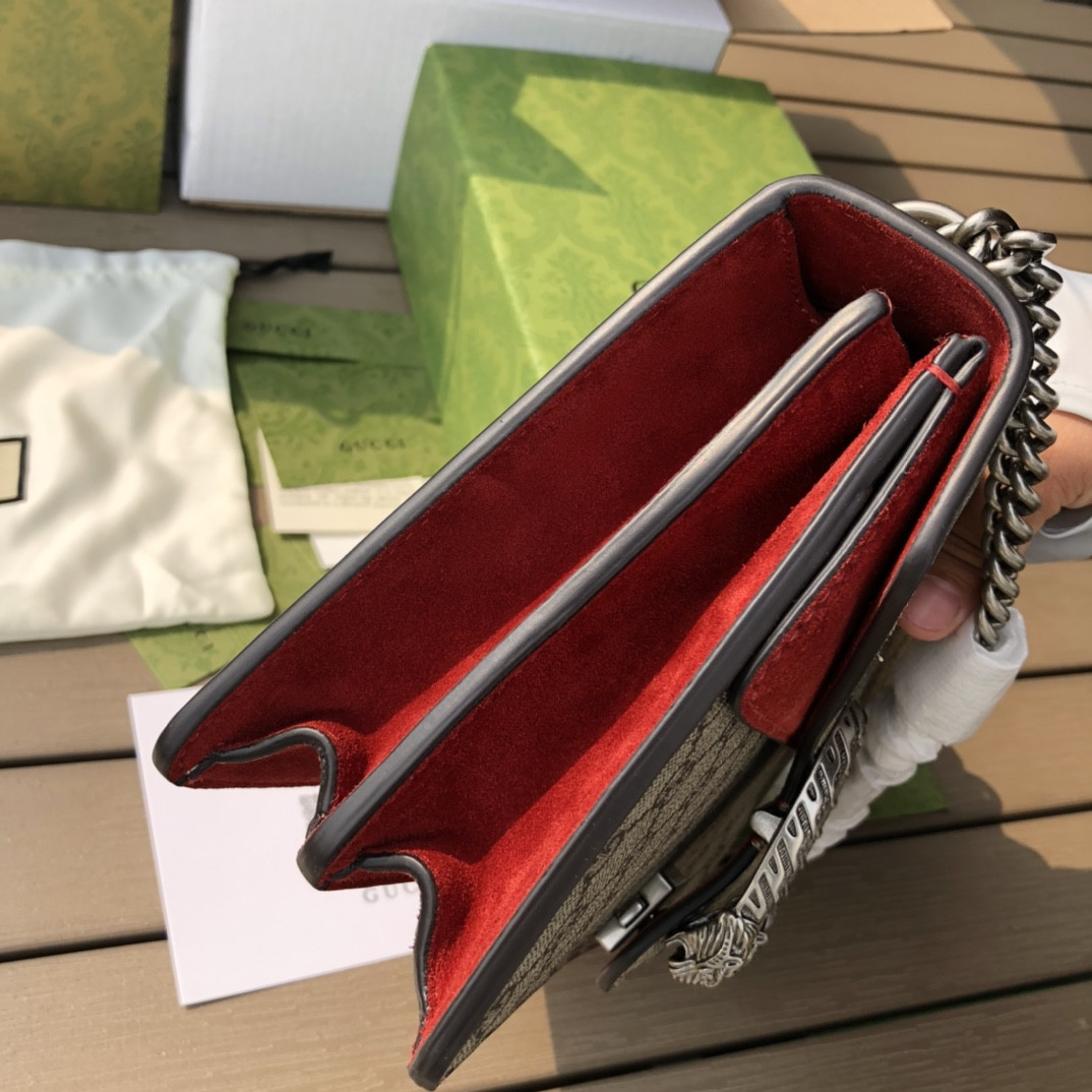 GUCCI DIONYSUS SMALL SHOULDER BAG 11"Wx7"Hx3.5"D