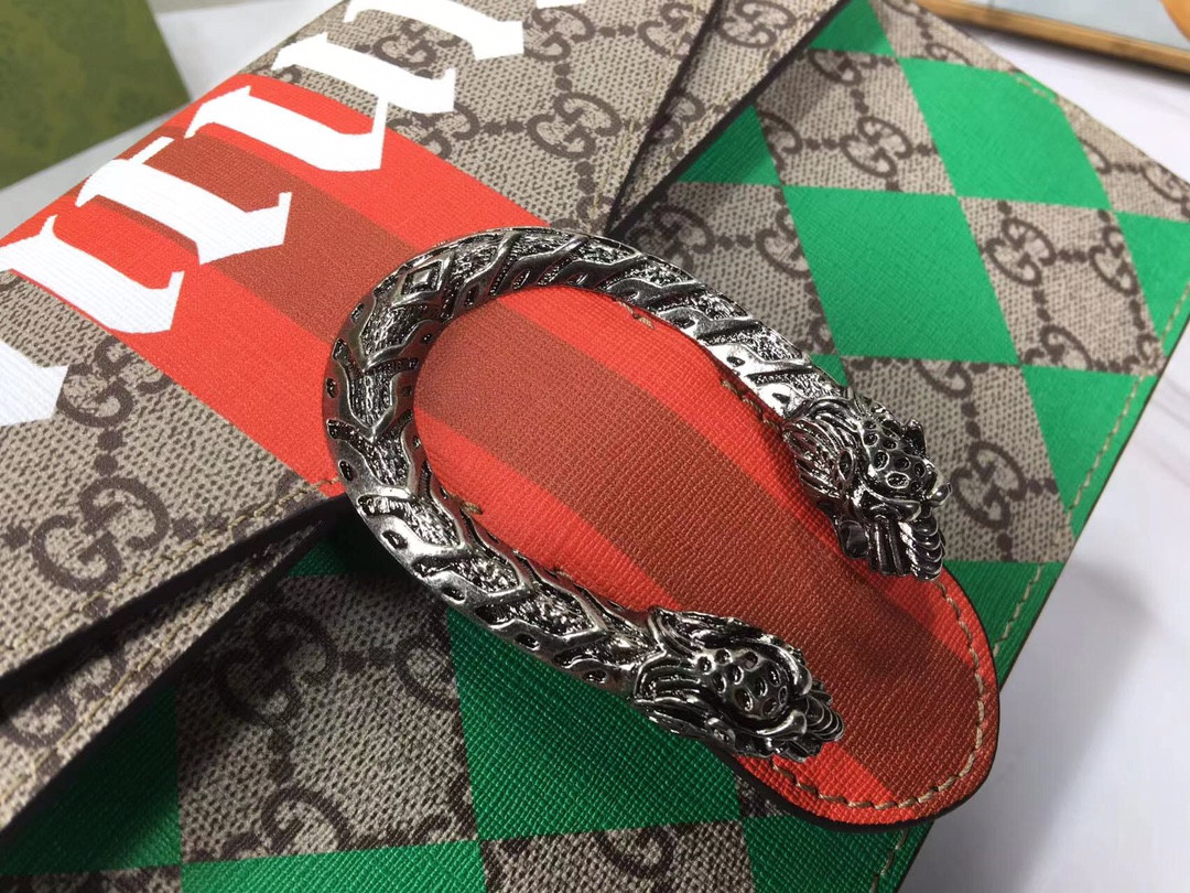 GUCCI DIONYSUS SMALL SHOULDER BAG 11"Wx7"Hx3.5"D