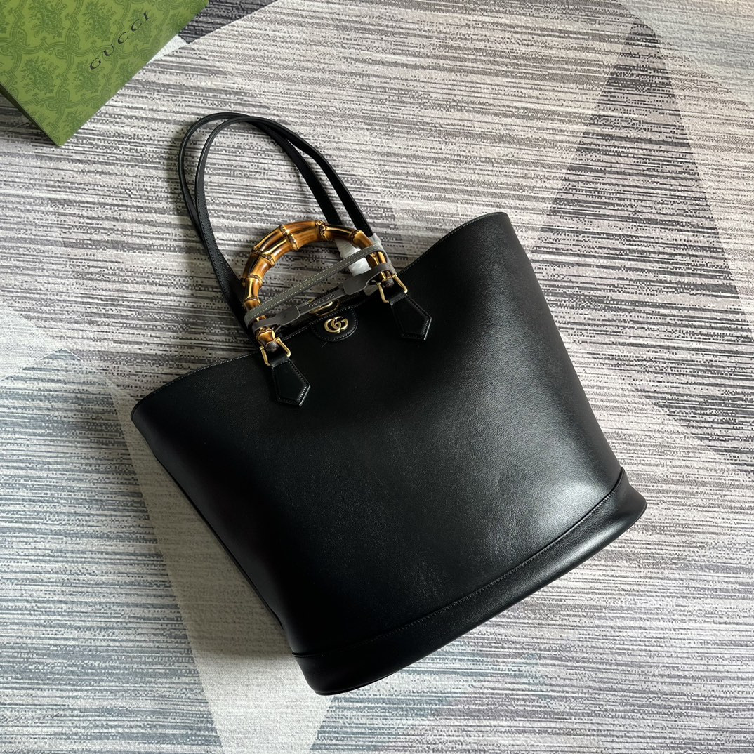 GUCCI DIANA LARGE TOTE BAG Black 40W x 34H x 21D CM