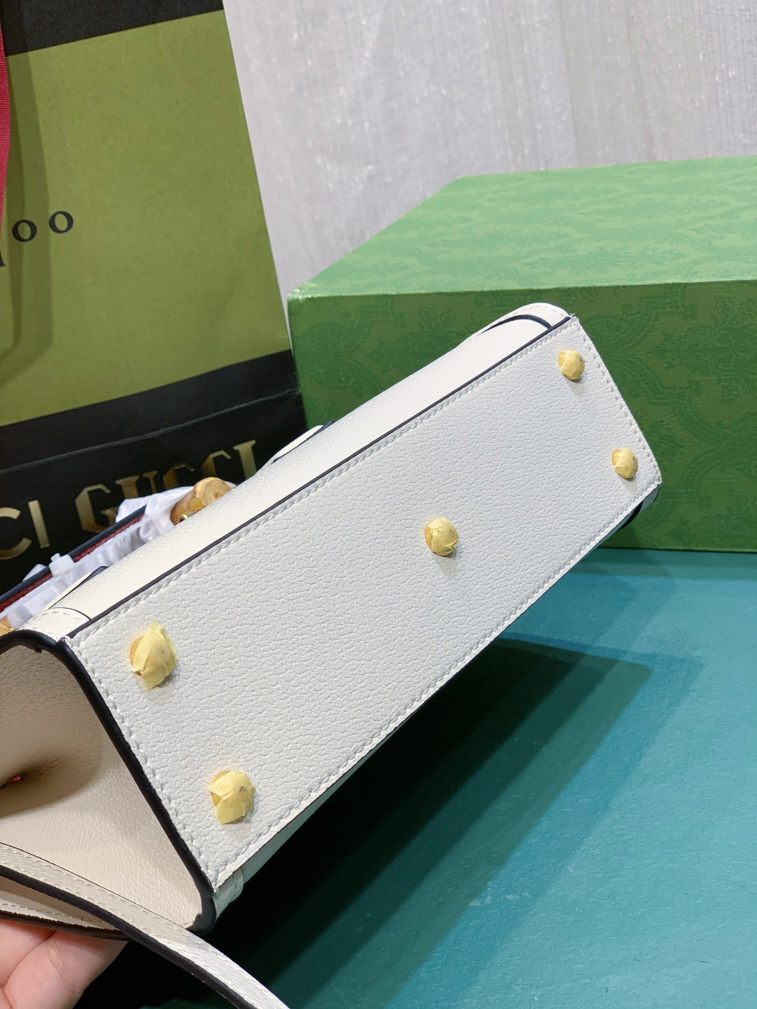 GUCCI DIANA SMALL SHOULDER BAG White 25W x 16H x 9D CM