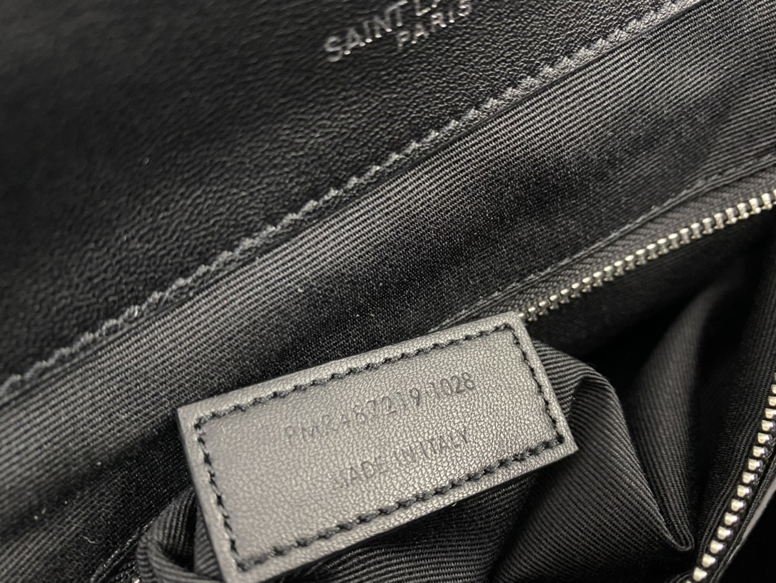 YSL LOULOU BACKPACK BLACK 33x26x13cm