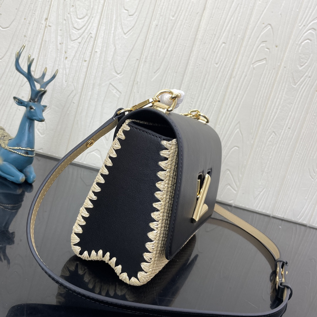 LOUIS VUITTON GO-14 MM Black 9.1 x 6.3 x 3.9 inches