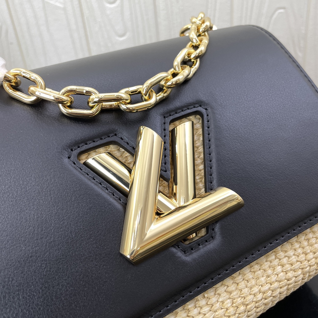 LOUIS VUITTON GO-14 MM Black 9.1 x 6.3 x 3.9 inches