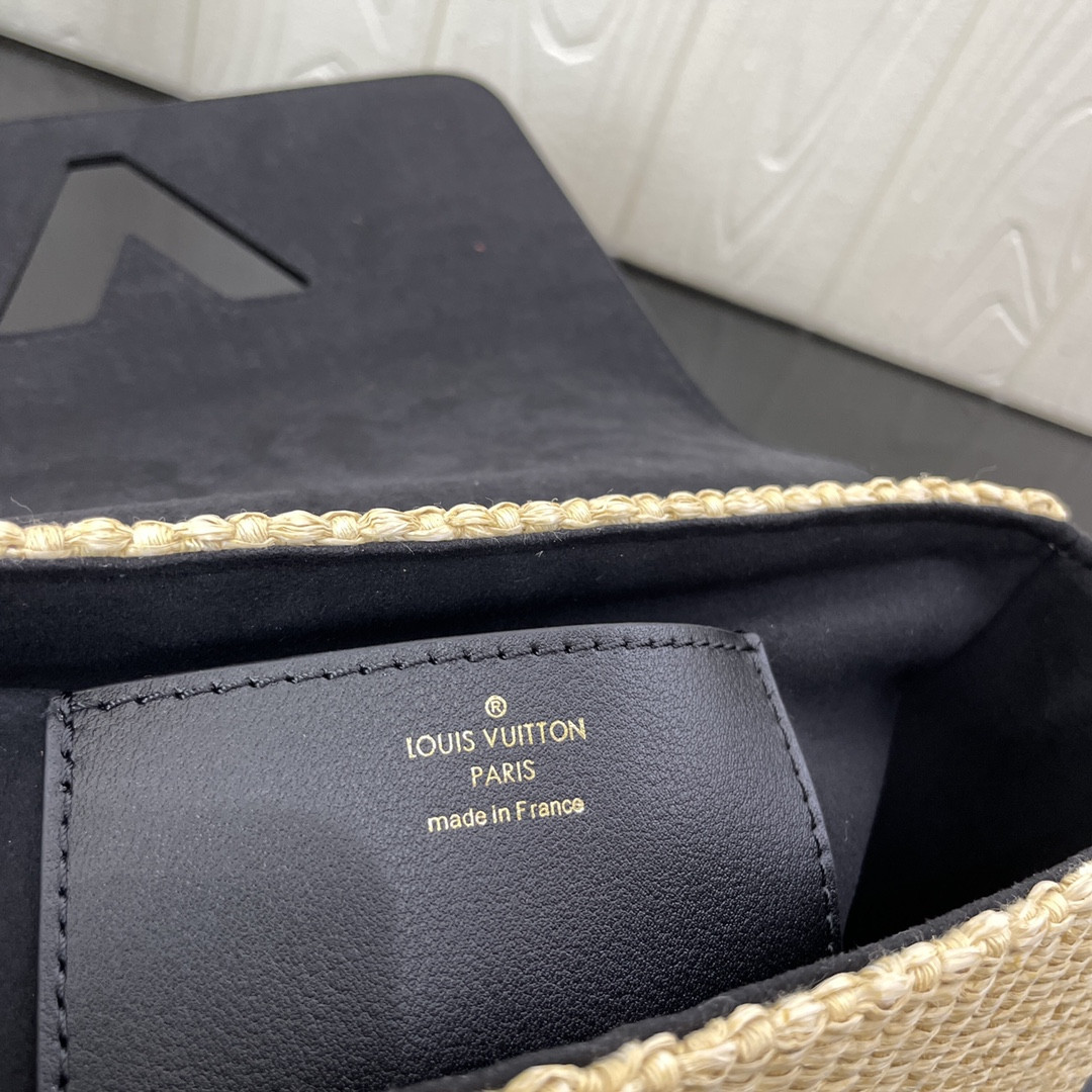 LOUIS VUITTON GO-14 MM Black 9.1 x 6.3 x 3.9 inches