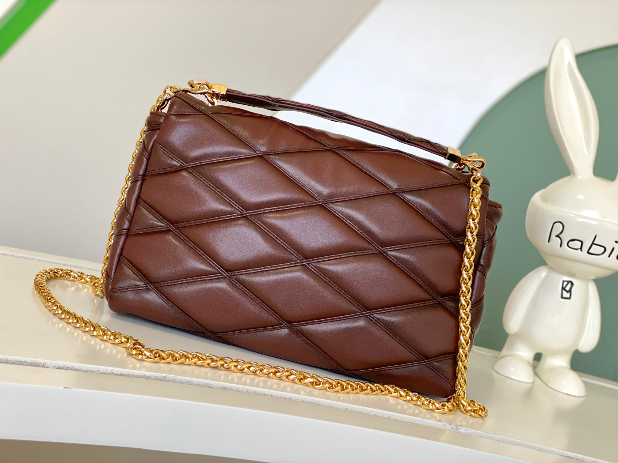 LOUIS VUITTON GO-14 GM red 12.2 x 7.7 x 4.3 inches