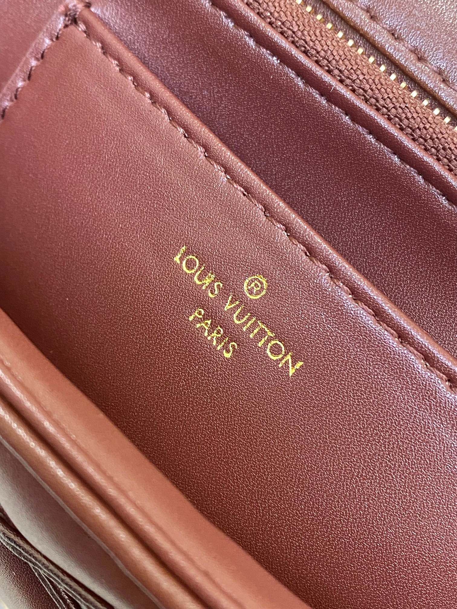 LOUIS VUITTON GO-14 GM red 12.2 x 7.7 x 4.3 inches