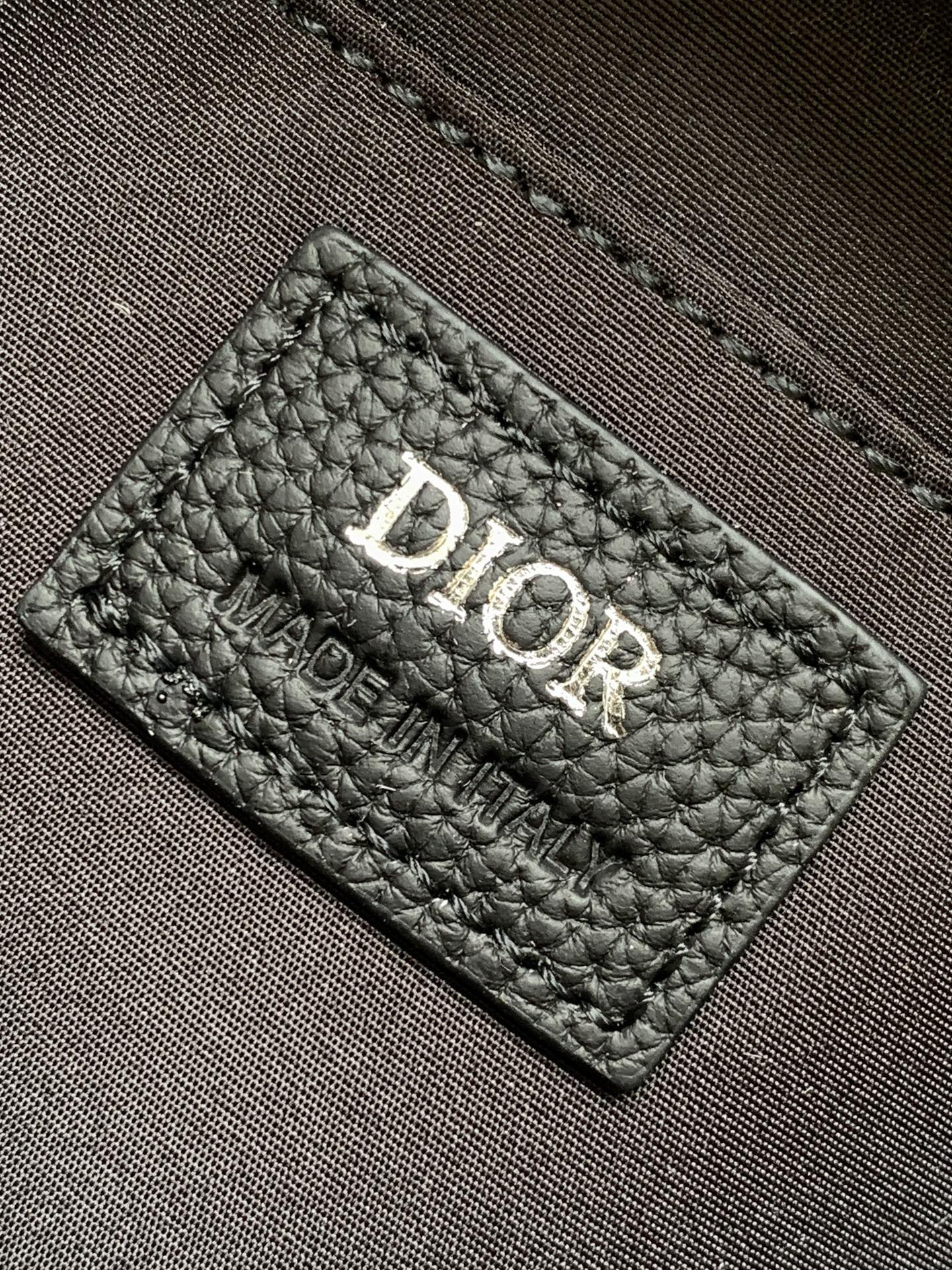 Dior Lingot Toiletry Bag Beige and Black Dior Oblique Jacquard 8.5 x 5 x 4 inches