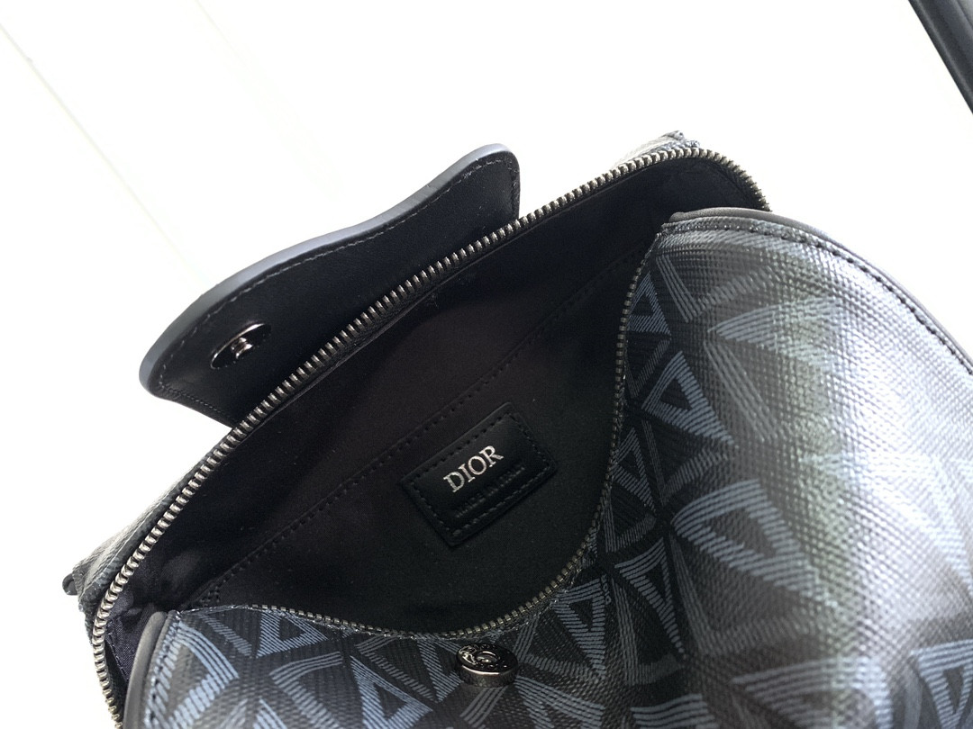 Dior Lingot Toiletry Bag Mirage Technical Fabric 8.5 x 5 x 4 inches