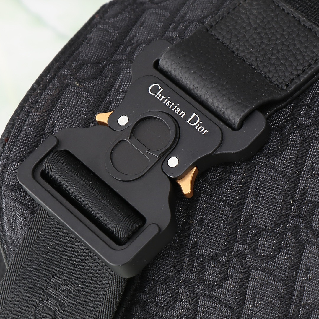 Dior Lingot Bag Black 50 x 25 x 21.5 cm