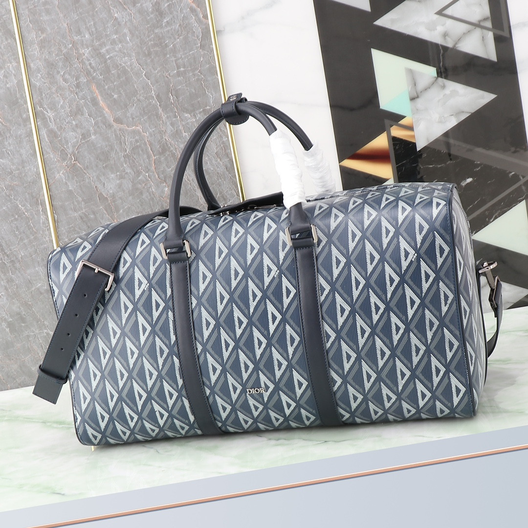 Dior Lingot Bag Blue 50 x 25 x 21.5 cm