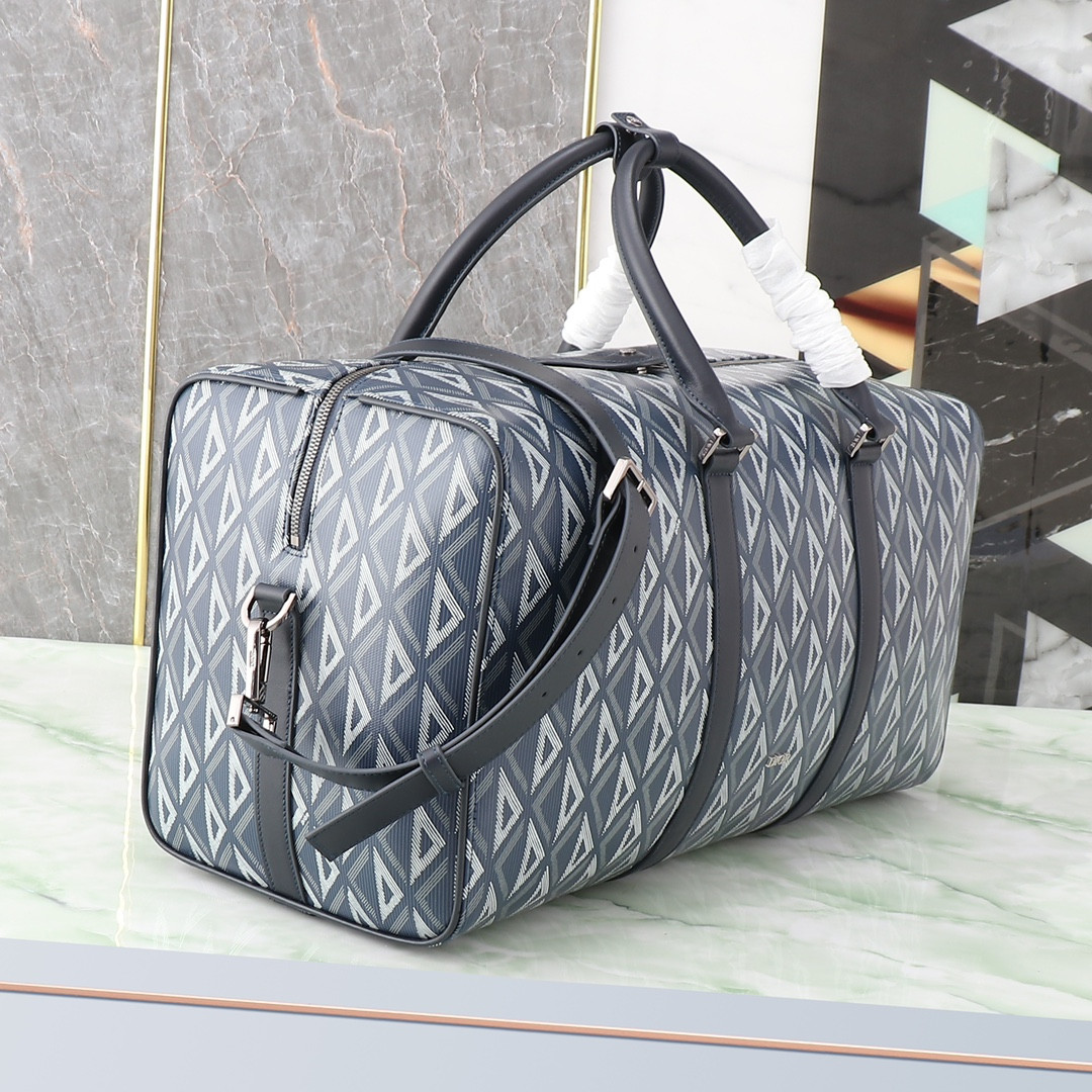 Dior Lingot Bag Blue 50 x 25 x 21.5 cm