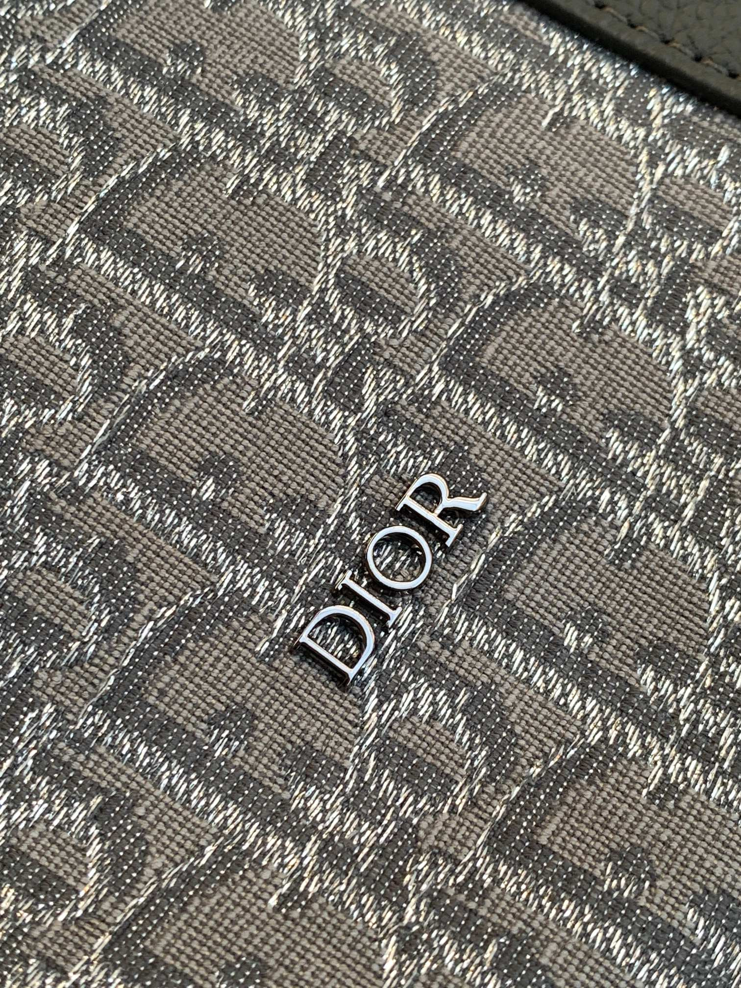 Dior Lingot Bag Gray 50 x 25 x 21.5 cm