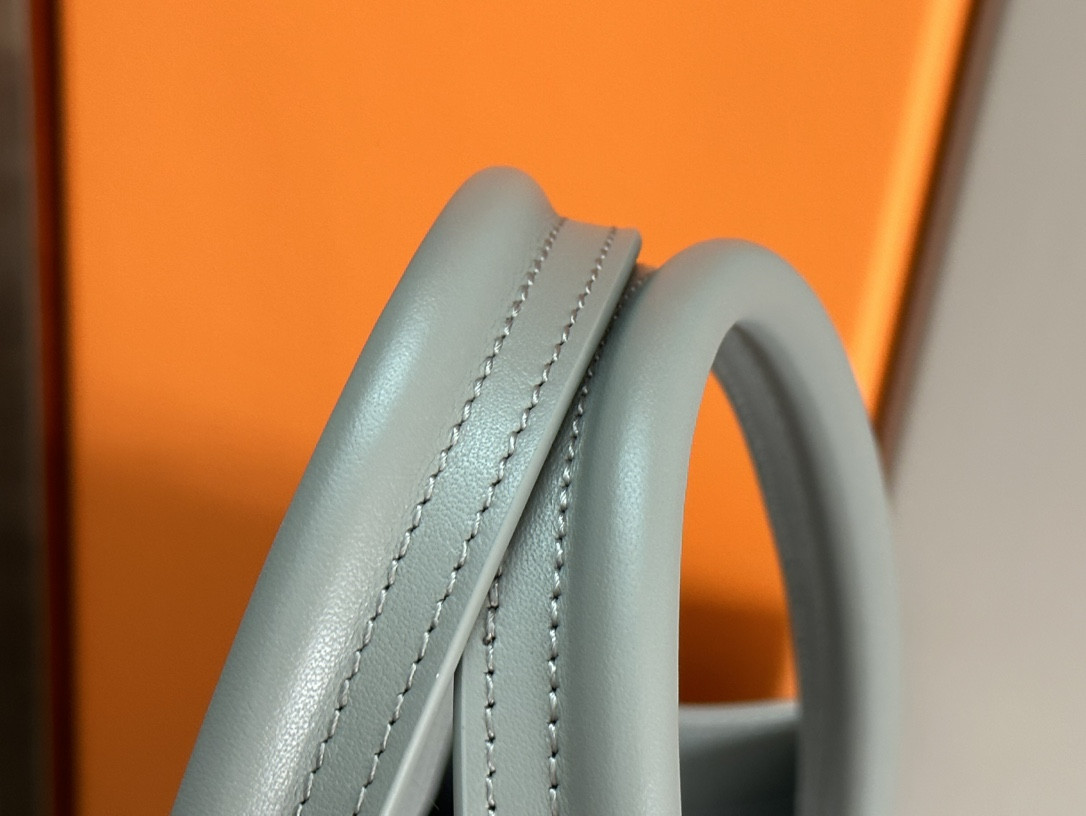 Dior Safari Tote Bag Gray In Grained Calfskin 15.5 x 14 x 4.5 inches