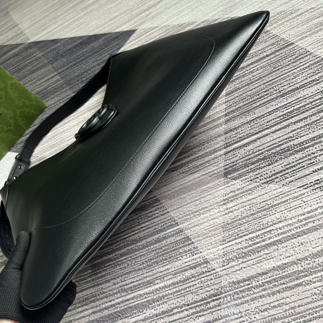 GUCCI APHRODITE LARGE SHOULDER BAG BLACK 18"W x 11.8"H x 0.8"D