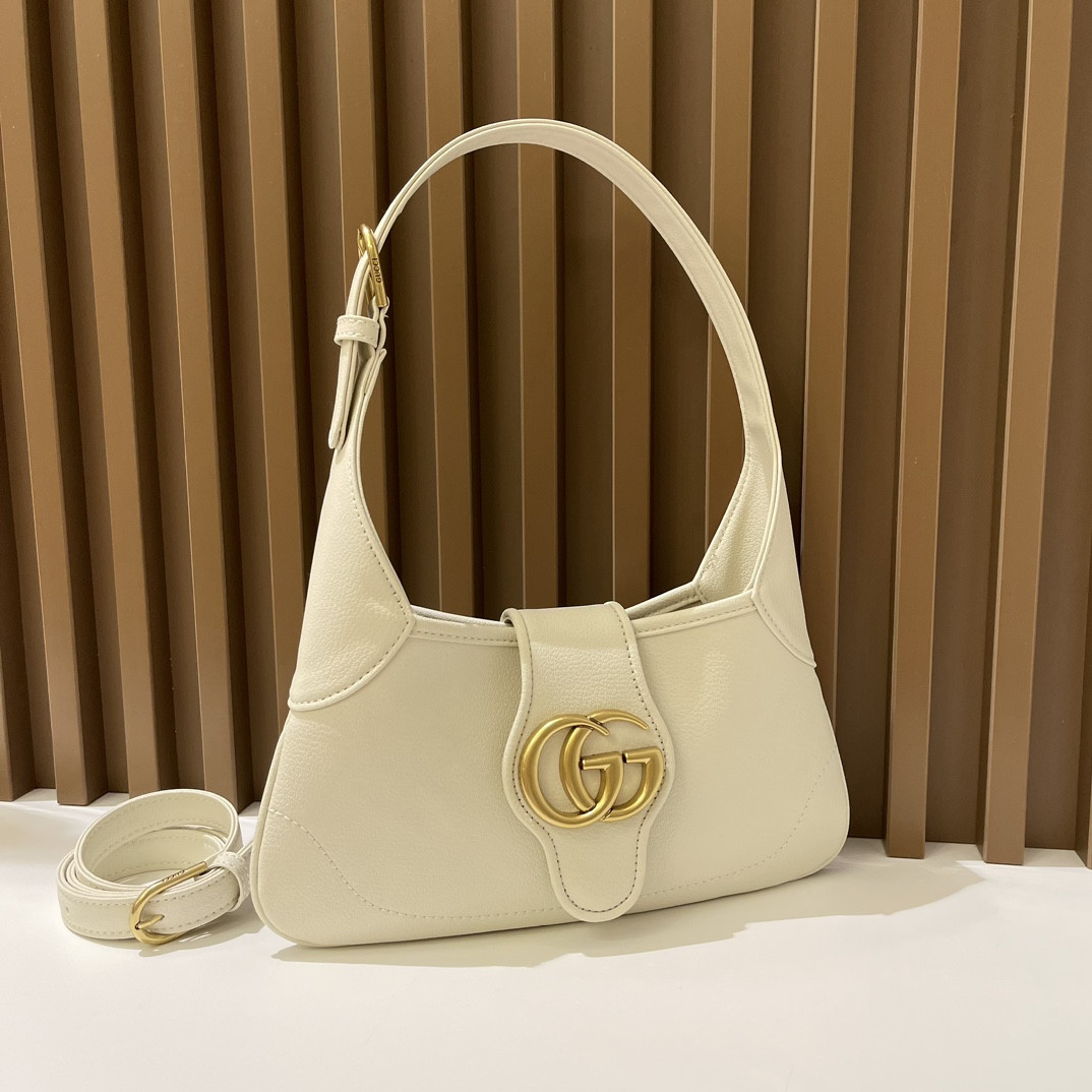 GUCCI APHRODITE SHOULDER BAG WHITE 27 X 13.5 X 2 cm