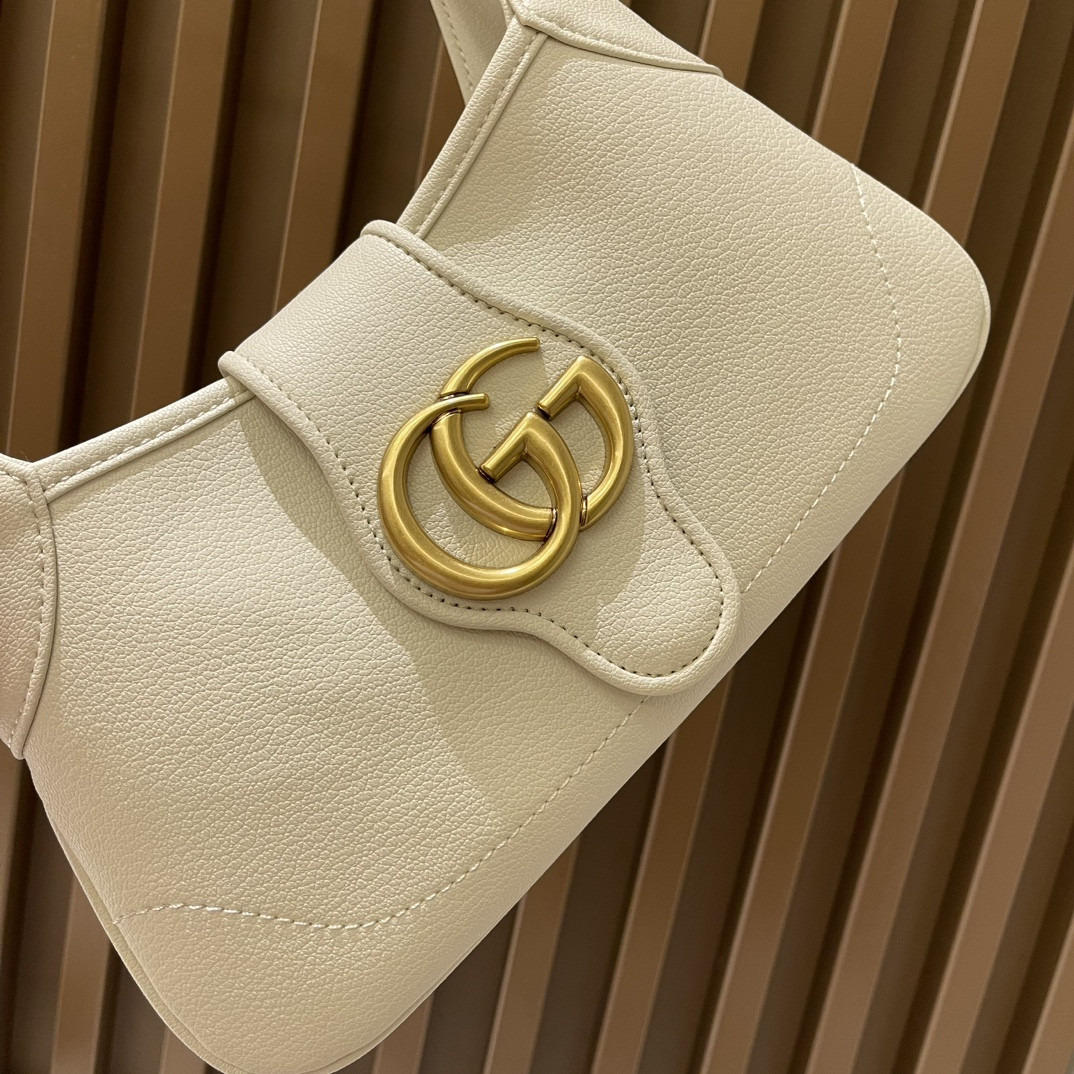 GUCCI APHRODITE SHOULDER BAG WHITE 27 X 13.5 X 2 cm