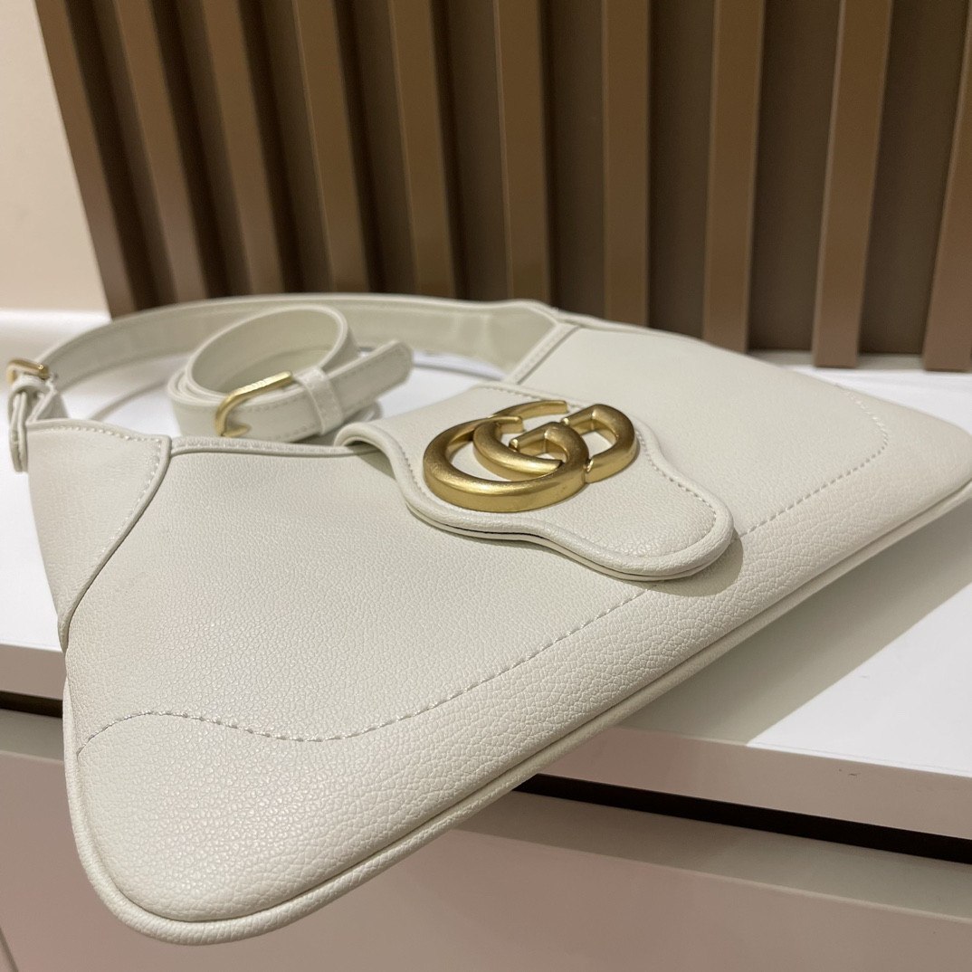 GUCCI APHRODITE SHOULDER BAG WHITE 27 X 13.5 X 2 cm