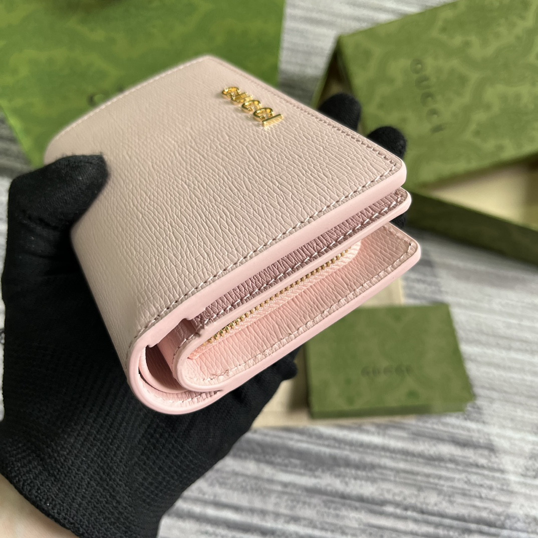Gucci Script Zip-Around Wallet pink 14 x 18.5 x 3cm
