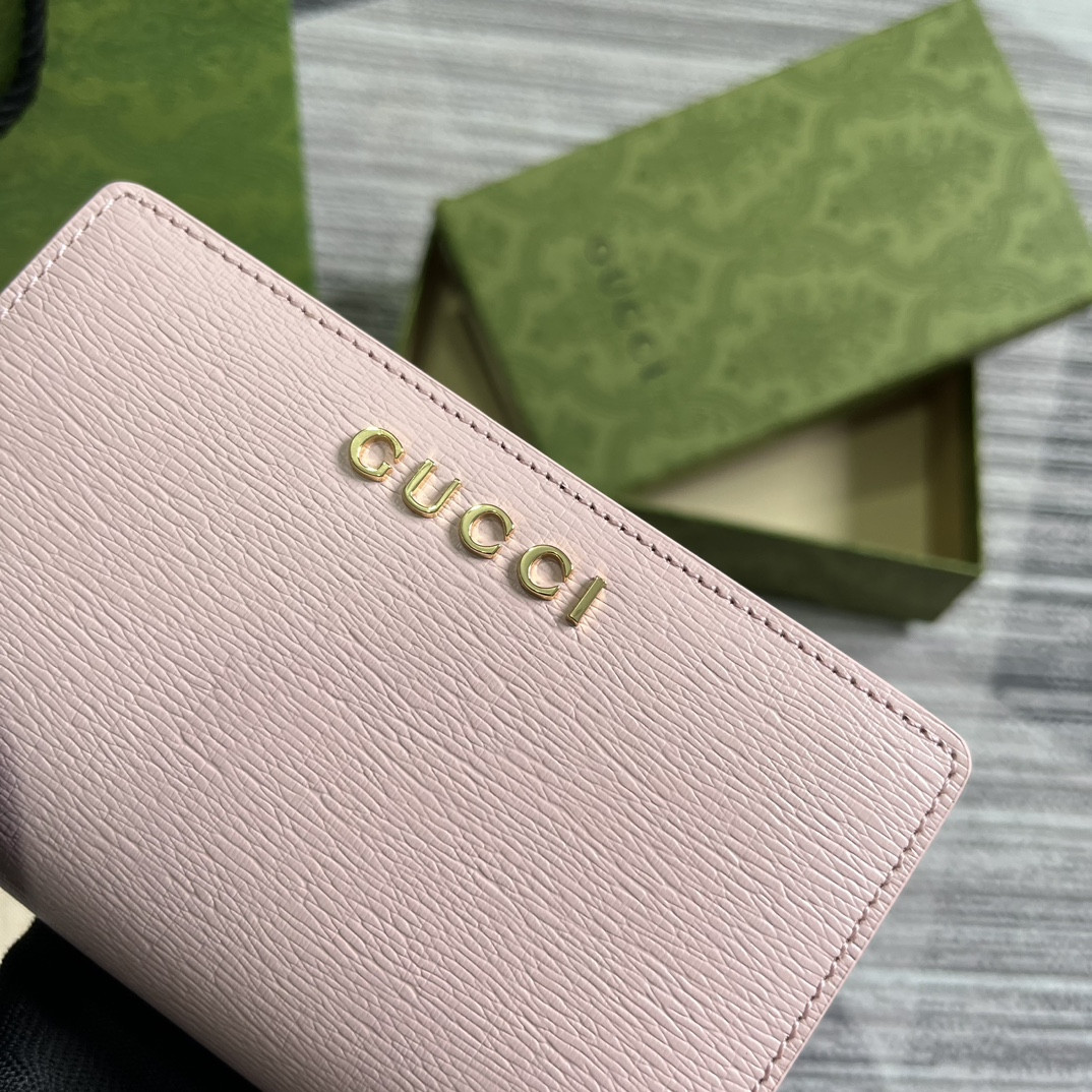 Gucci Script Zip-Around Wallet pink 14 x 18.5 x 3cm