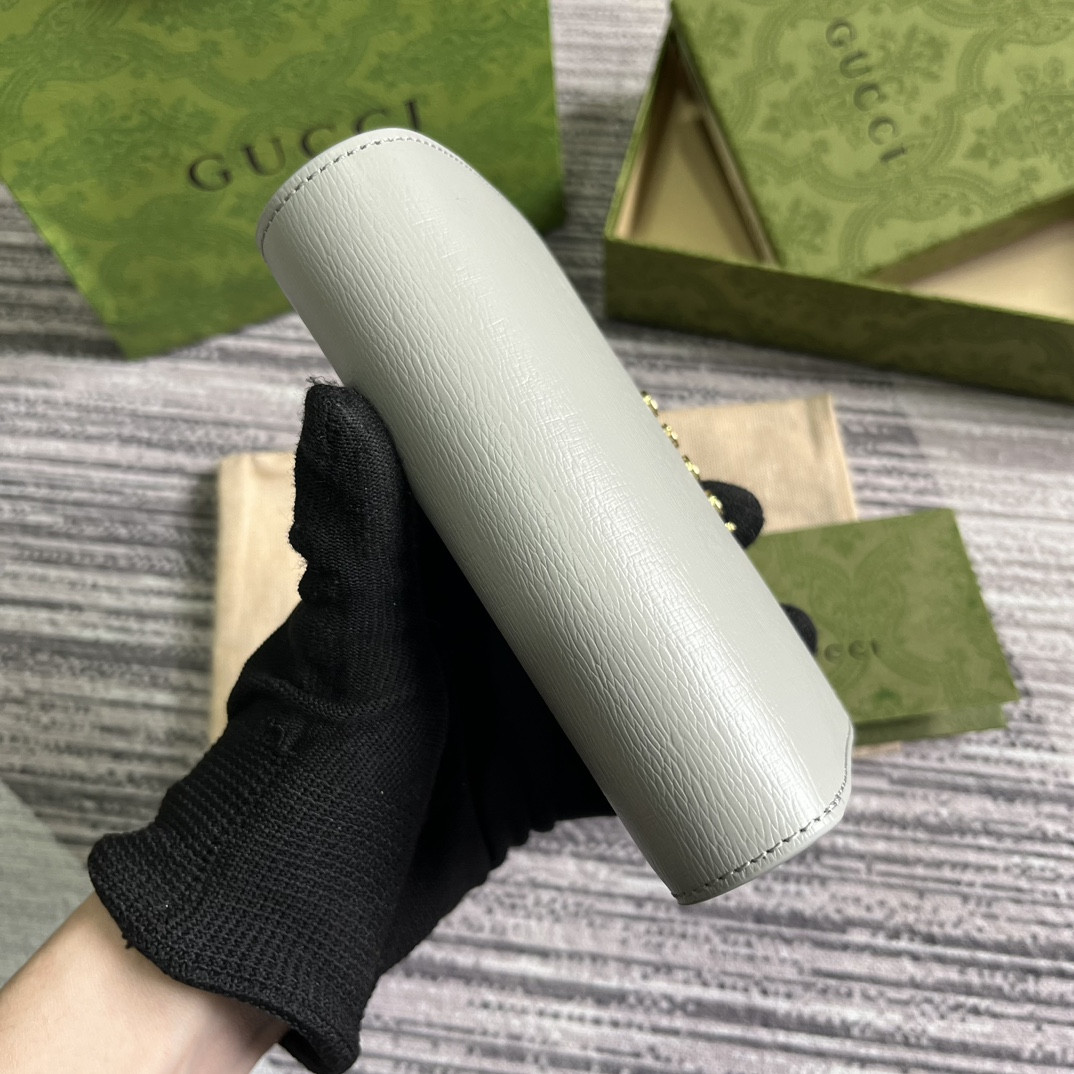 Gucci Script Zip-Around Wallet gray 14 x 18.5 x 3cm