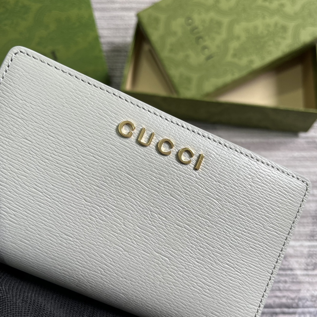 Gucci Script Zip-Around Wallet gray 14 x 18.5 x 3cm