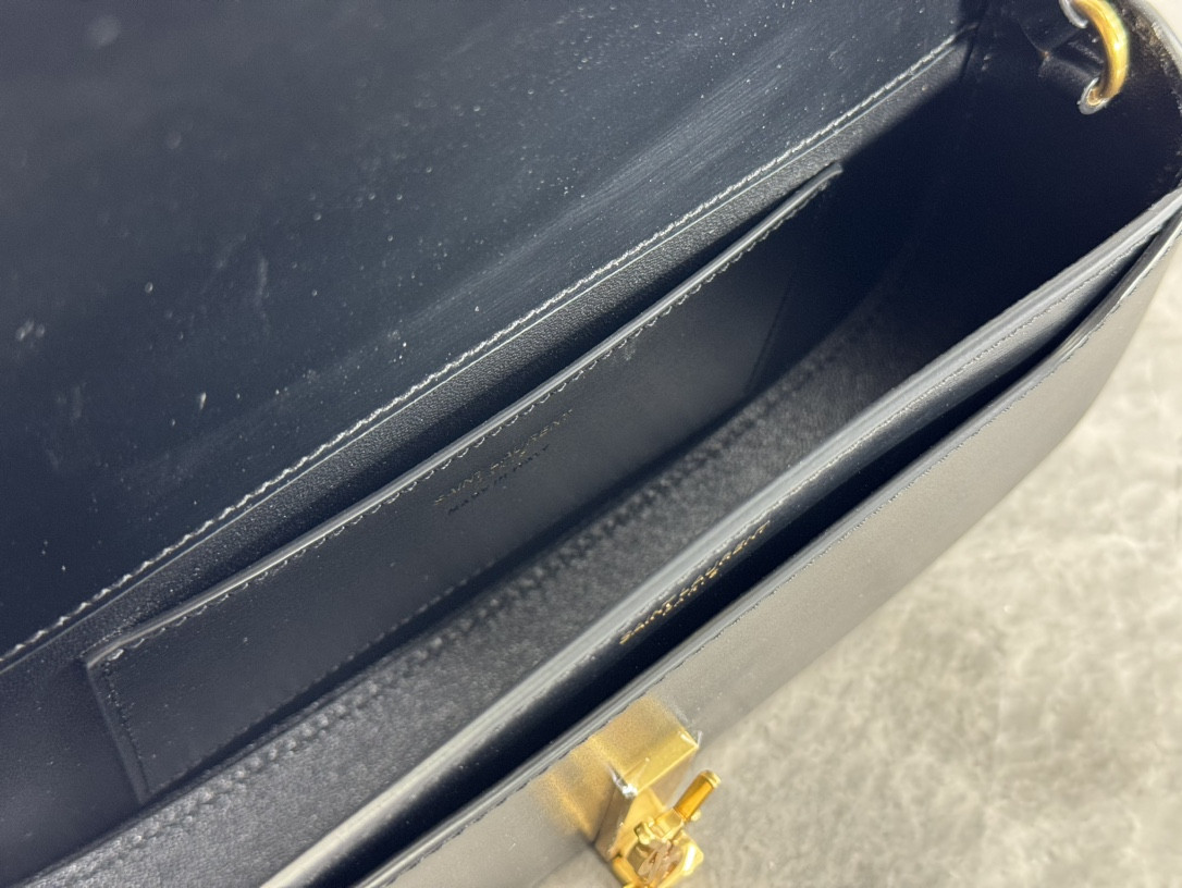 YSL MINI VOLTAIRE IN BOX SAINT LAURENT 8.3" X 4.3" X 1.8"