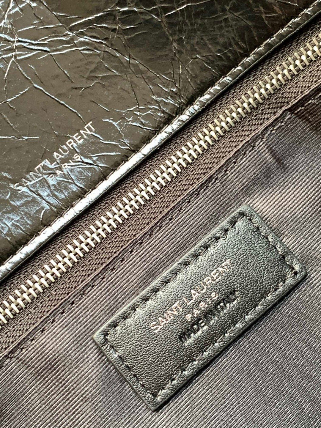 YSL NIKI LARGE IN VINTAGE LEATHER 12.5 X 9 X 3.5 INCHES