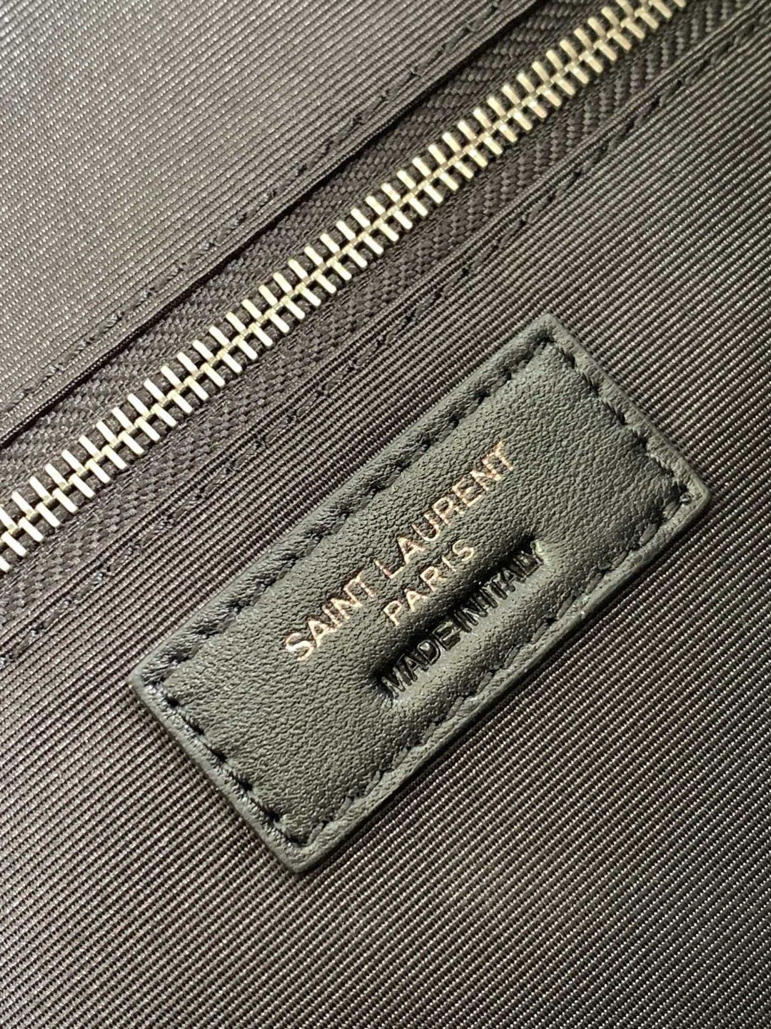 YSL NIKI SHOPPING IN VINTAGE LEATHER BEIGE 12.9 X 10.6 X 4.5 INCHES