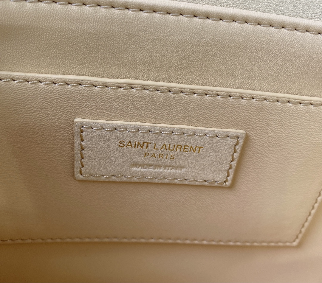 YSL SOLFERINO MEDIUM SATCHEL IN BOX SAINT LAURENT 9.1 X 6.3 X 2.4 INCHES