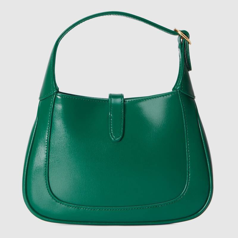 GUCCI JACKIE 1961 MINI SHOULDER BAG Green 7.5"W x 5.1"H x 1.2"D