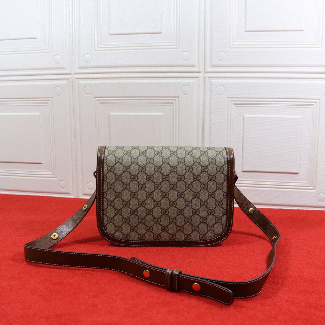 GUCCI HORSEBIT 1955 SHOULDER BAG 9.8"W x 7"H x 3.1"D