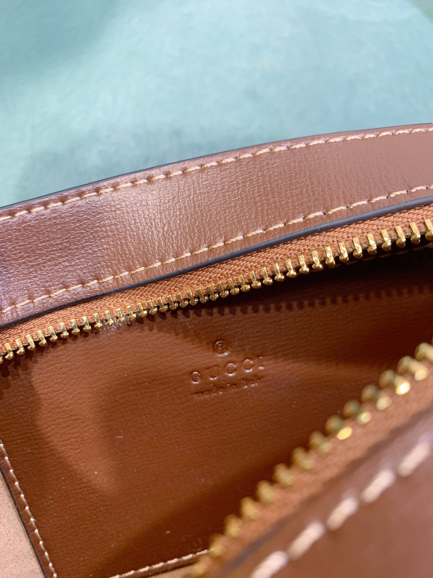 GUCCI HORSEBIT 1955 SMALL SHOULDER BAG BROWN 7.9"W x 5.1"H x 2.4"D