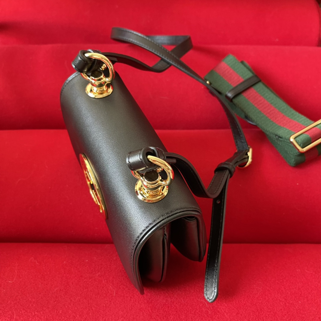 GUCCI BLONDIE MINI BAG BROWN 8.7"W x 5.1"H x 2.2"D