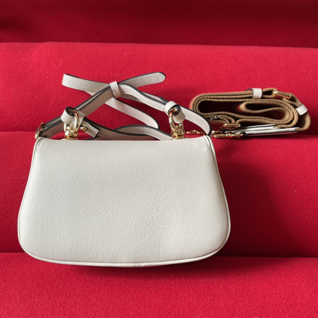 GUCCI BLONDIE MINI BAG WHITE 8.7"W x 5.1"H x 2.2"D