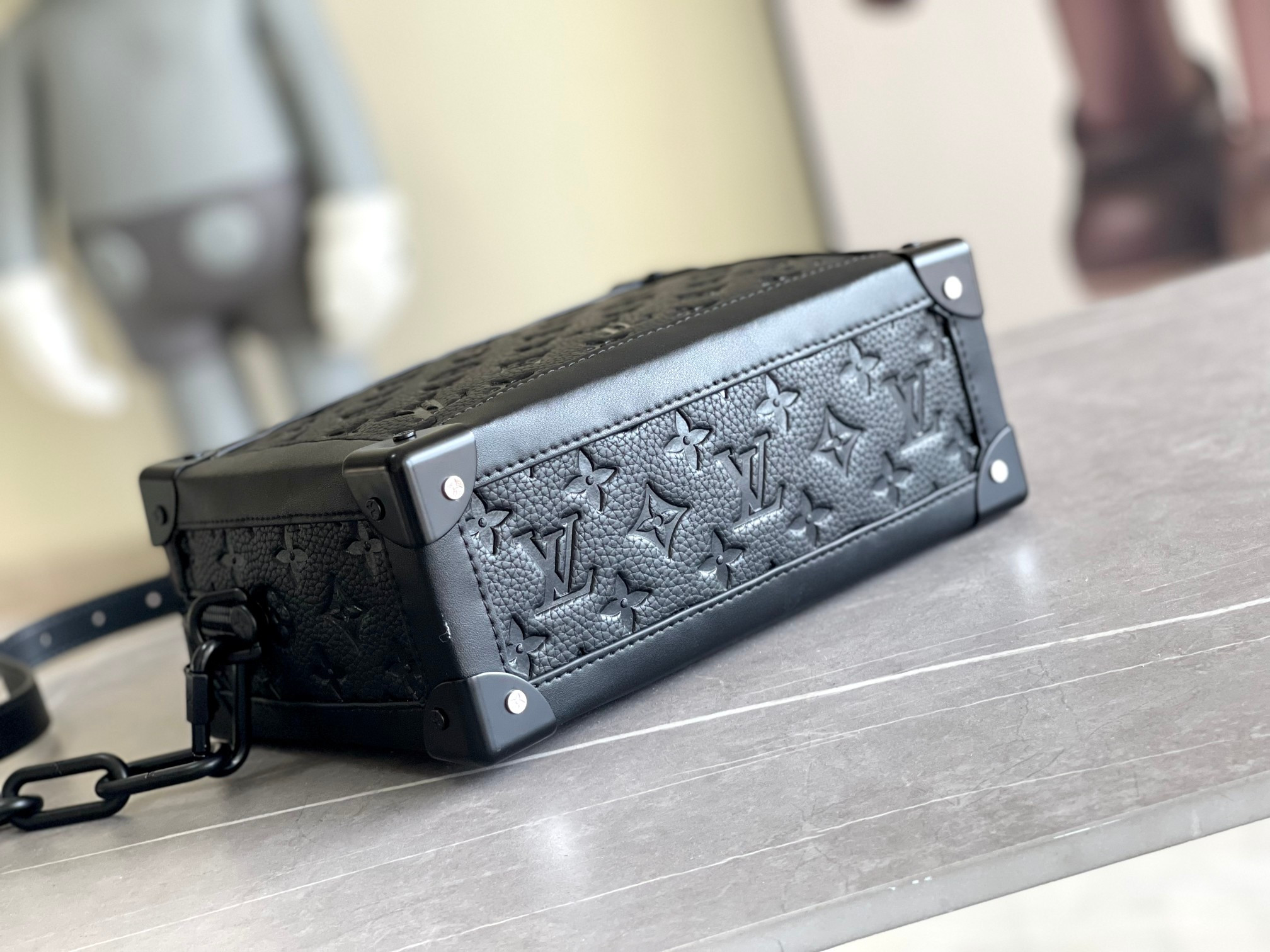 LV M55700 Soft Trunk 9.8 x 7.1 x 3.9 inches