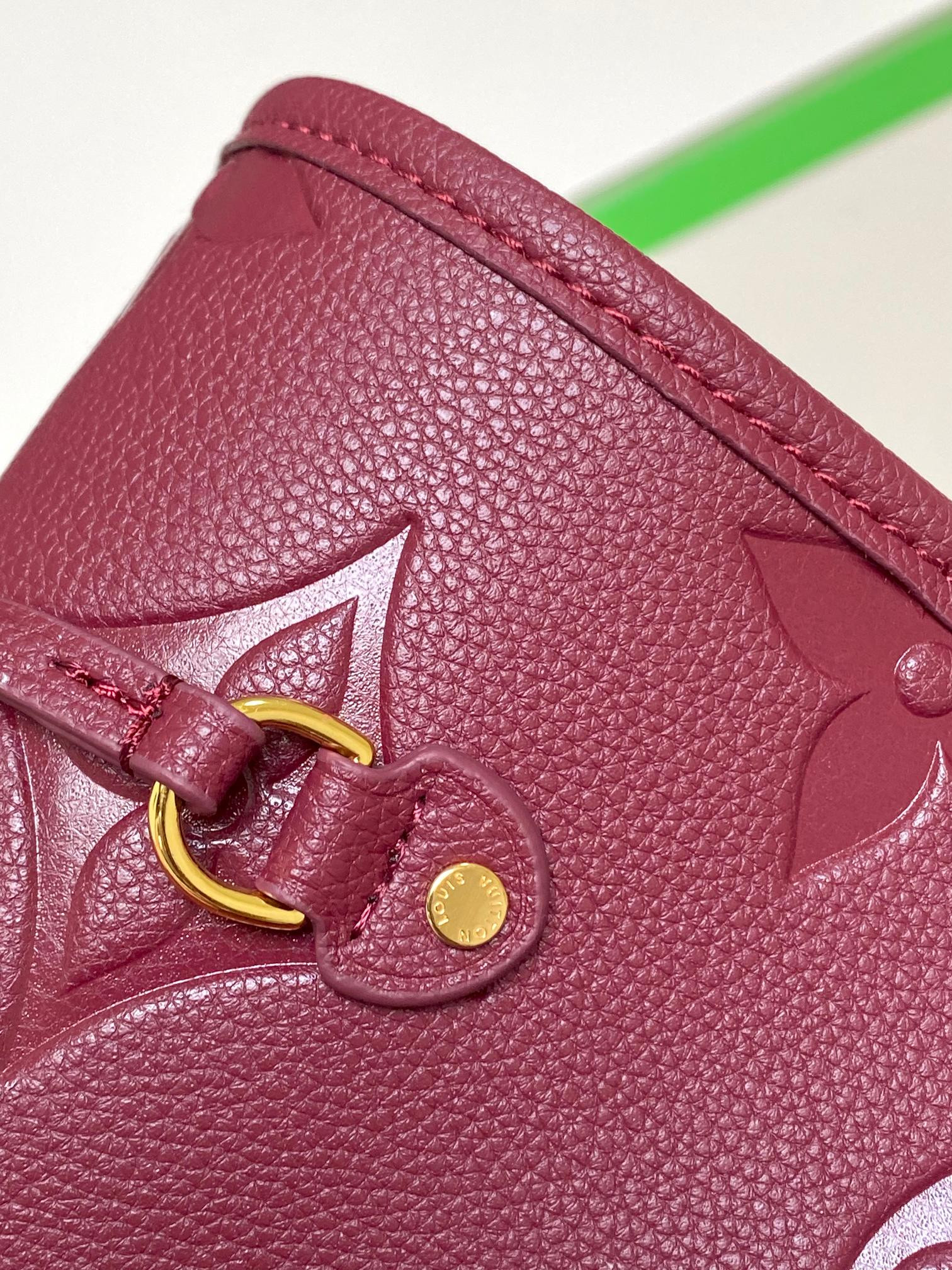 LV M46599 Neverfull MM 12.6 x 11.4 x 6.7 inches Without Box