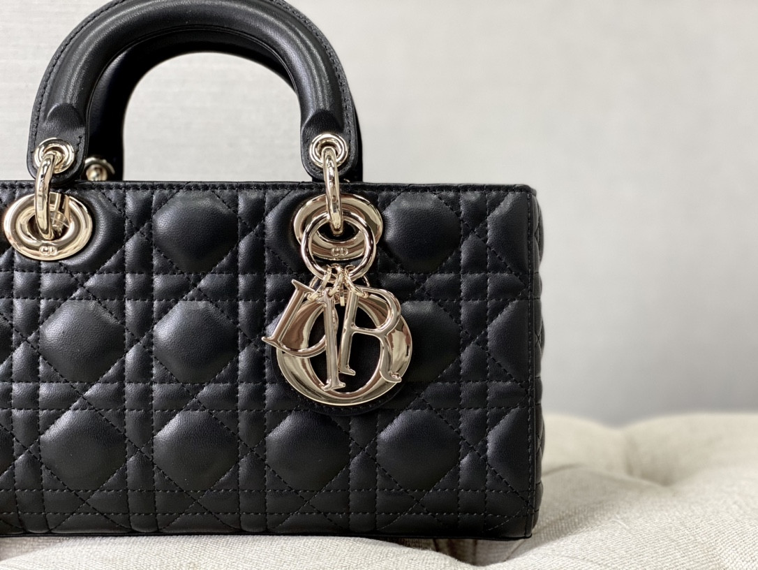 Dior Lady D-Joy bag medium BLACK 26 x 13.5 x 5 cm